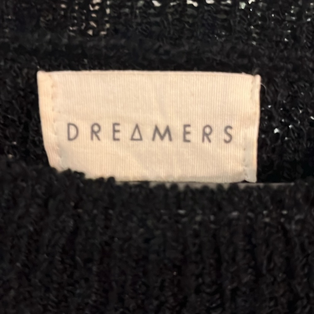 Dreamers Black sweater size large - Picture 3 of 7